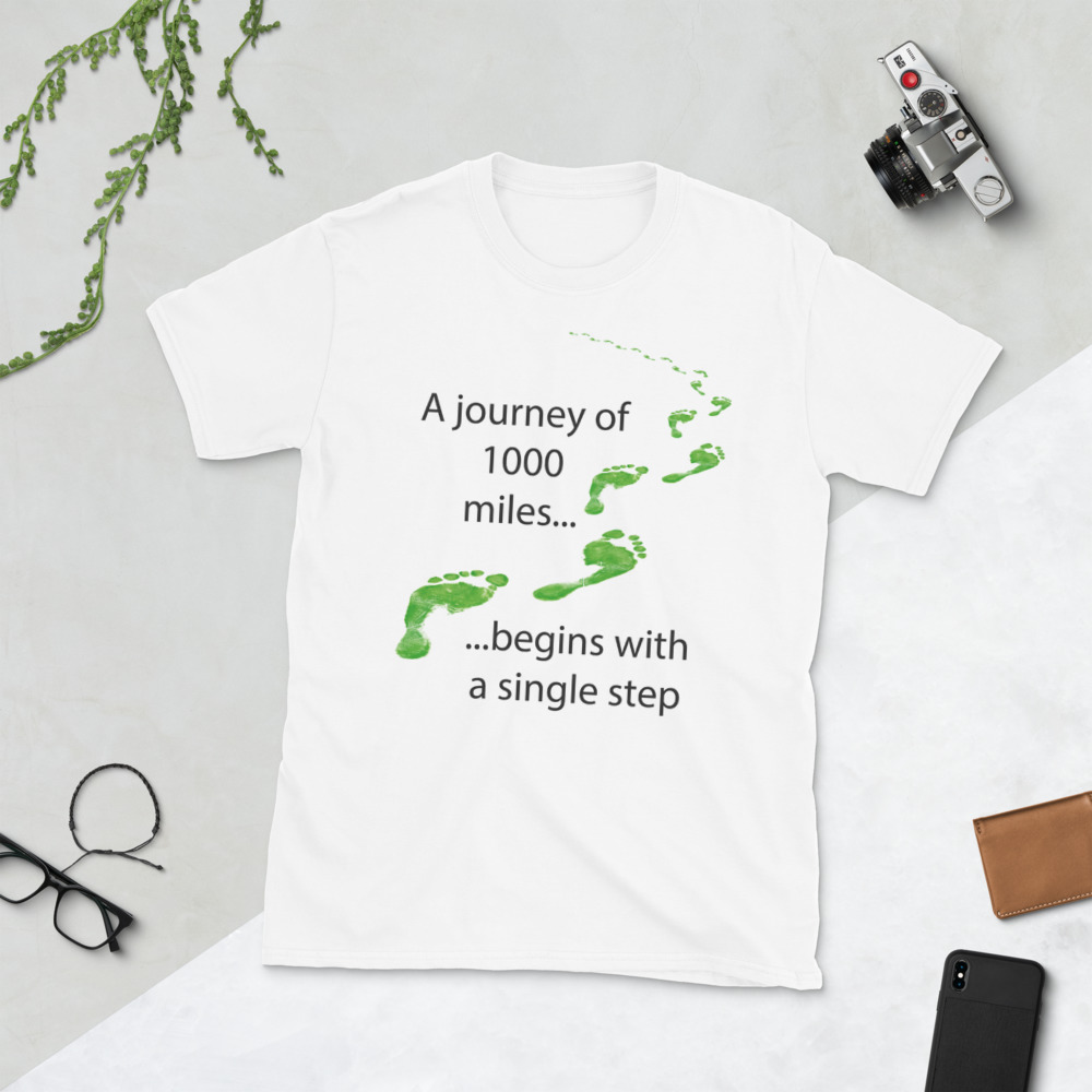 Journey of 1000 Miles - Unisex T-Shirt - Image 4
