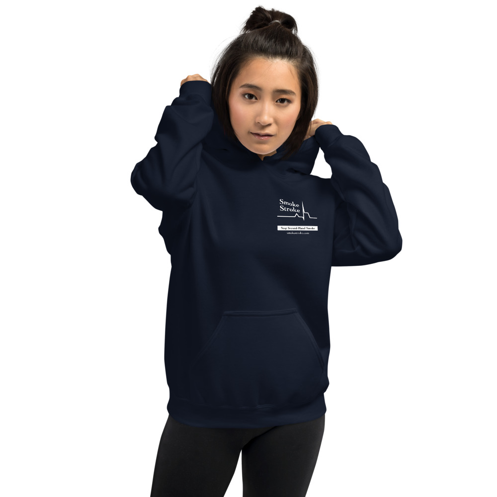 Journey of 1000 Miles - Unisex Hoodie (Navy) - Image 3