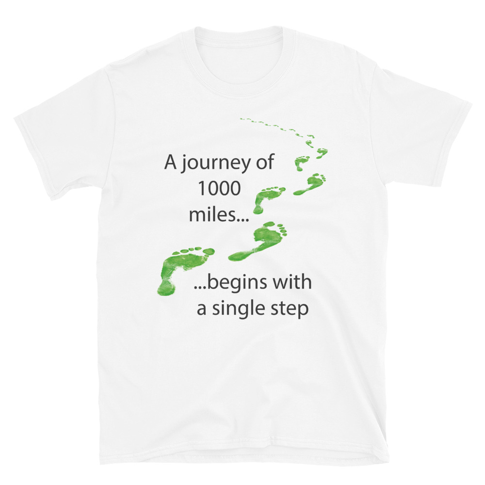 Journey of 1000 Miles - Unisex T-Shirt - Image 3