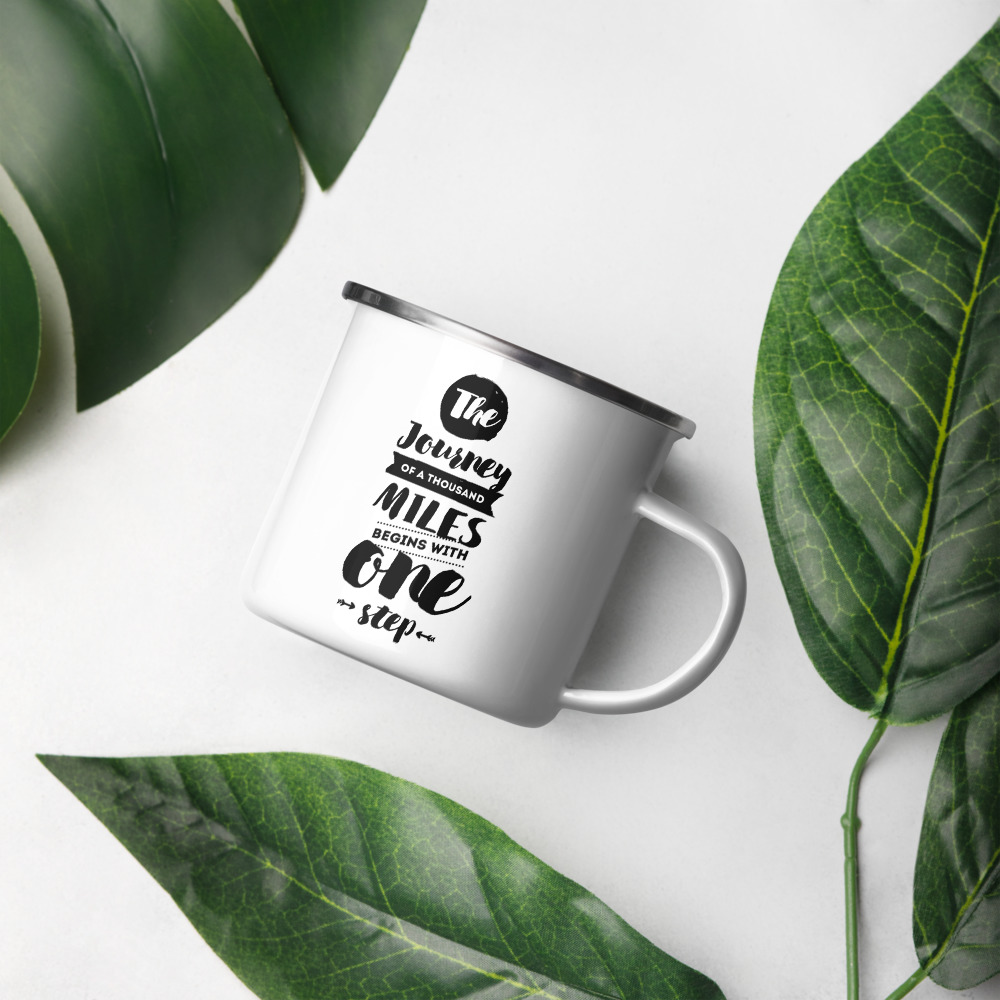 Enamel Mug - Journey of 1000 Miles - Image 5