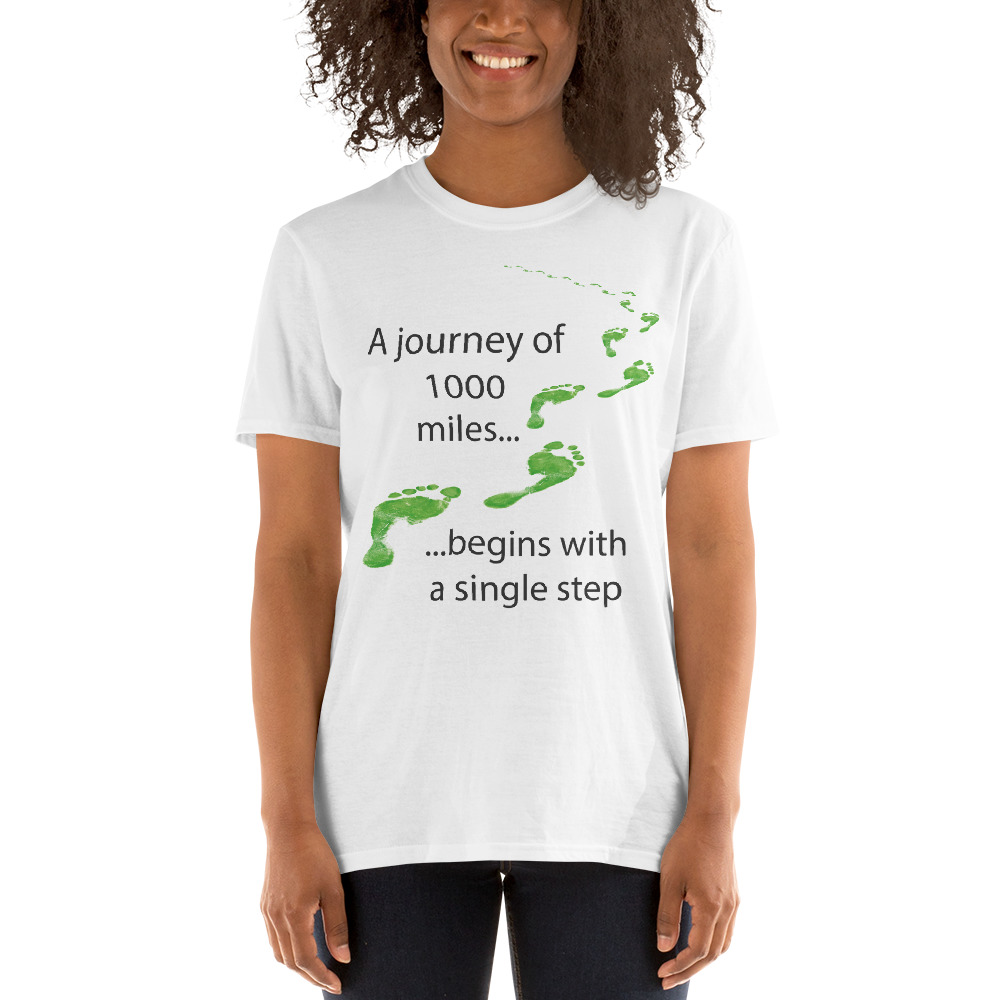 Journey of 1000 Miles - Unisex T-Shirt - Image 2